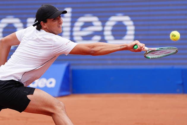 BASTAD, SWEDEN 20260718 Luciano Darderi during the men s semi-final at the Nordea Open tennis match in Bastad. BASTAD SWEDEN x9200x *** BASTAD, SWEDEN July 18, 2026 Luciano Darderi during the men s semifinal at the Nordea Open tennis tournament in Bastad BASTAD SWEDEN x9200x  Copyright: xBjörnxLarssonxRosvall TTx NORDEA OPEN TENNIS IN BASTAD
