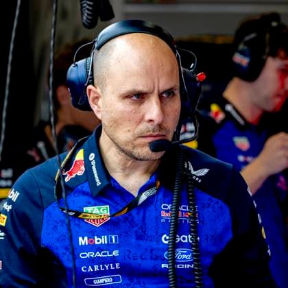SPA - Gianpiero Lambiase, the regular engineer for Formula 1 driver Max Verstappen of Oracle Red Bull Racing, during the Formula 1 Belgium at Spa Francorchamps on July 18, 2026 in Spa, Belgium. (Photo by DeFodi Images) - *** SPA Gianpiero Lambiase, the regular engineer for Formula 1 driver Max Verstappen of Oracle Red Bull Racing, during the Formula 1 Belgian Grand Prix at Spa-Francorchamps on July 18, 2026, in Spa, Belgium. Photo by DeFodi Images