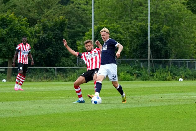 Friendly: Sparta Rotterdam v SV Meppen Delden - Mike Kleijn of Sparta Rotterdam during a friendly in preparation of the 2026 2027 season. The match is set between Sparta Rotterdam and SV Meppen at Aparthotel Delden on 18 July 2026 in Delden, The Netherlands. (Hero Images Carlo Bruil) Copyright: xCarloxBruilx