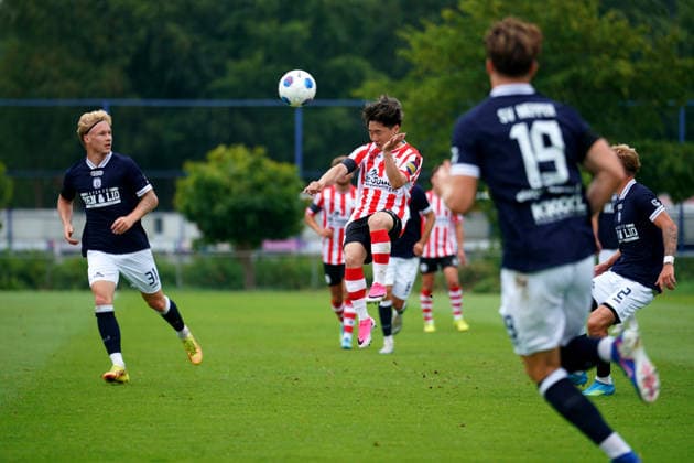 Friendly: Sparta Rotterdam v SV Meppen Delden - Shunsuke Mito of Sparta Rotterdam during a friendly in preparation of the 2026 2027 season. The match is set between Sparta Rotterdam and SV Meppen at Aparthotel Delden on 18 July 2026 in Delden, The Netherlands. (Hero Images Carlo Bruil) Copyright: xCarloxBruilx