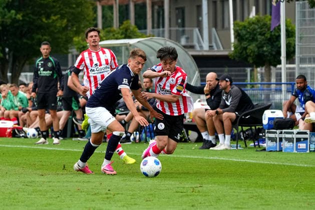 Friendly: Sparta Rotterdam v SV Meppen Delden - Shunsuke Mito of Sparta Rotterdam during a friendly in preparation of the 2026 2027 season. The match is set between Sparta Rotterdam and SV Meppen at Aparthotel Delden on 18 July 2026 in Delden, The Netherlands. (Hero Images Carlo Bruil) Copyright: xCarloxBruilx