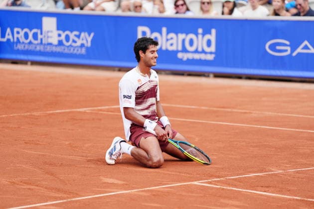 BASTAD, SWEDEN 20260718 Adolfo Daniel Vallejo during the men s semifinal at the Nordea Open tennis match in Bastad. BASTAD SWEDEN x9200x *** BASTAD, SWEDEN July 18, 2026 Adolfo Daniel Vallejo during the men s semifinal at the Nordea Open tennis tournament in Bastad BASTAD SWEDEN x9200x  Copyright: xBjörnxLarssonxRosvall TTx NORDEA OPEN TENNIS IN BASTAD