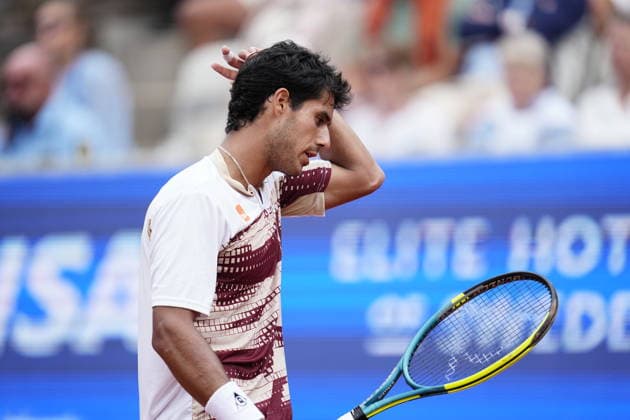 BASTAD, SWEDEN 20260718 Adolfo Daniel Vallejo during the men s semifinal at the Nordea Open tennis match in Bastad. BASTAD SWEDEN x9200x *** BASTAD, SWEDEN July 18, 2026 Adolfo Daniel Vallejo during the men s semifinal at the Nordea Open tennis tournament in Bastad BASTAD SWEDEN x9200x  Copyright: xBjörnxLarssonxRosvall TTx NORDEA OPEN TENNIS IN BASTAD