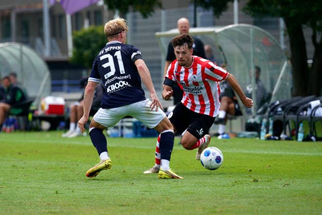 Friendly: Sparta Rotterdam v SV Meppen Delden - Mitchell van Bergen of Sparta Rotterdam during a friendly in preparation of the 2026 2027 season. The match is set between Sparta Rotterdam and SV Meppen at Aparthotel Delden on 18 July 2026 in Delden, The Netherlands. (Hero Images Carlo Bruil) Copyright: xCarloxBruilx