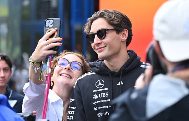 Formula 1 Belgium Grand Prix SPA, BELGIUM - JULY 18: British driver George Russell of Mercedes participates in the practice session ahead of the Belgian Grand Prix, the 10th race of the 2026 Formula 1 season, held at the 7-kilometer Spa-Francorchamps Circuit in Stavelot, Liege province of Belgium on July 18, 2026. Dursun Aydemir Anadolu Spa Belgium. Editorial use only. Please get in touch for any other usage.  Copyright: x2026xAnadoluxDursunxAydemirx