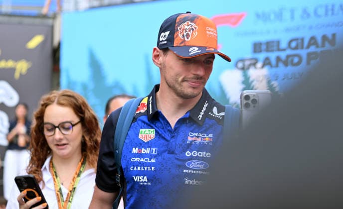 Formula 1 Belgium Grand Prix SPA, BELGIUM - JULY 18: Dutch driver Max Verstappen of Red Bull Racing participates in the practice session ahead of the Belgian Grand Prix, the 10th race of the 2026 Formula 1 season, held at the 7-kilometer Spa-Francorchamps Circuit in Stavelot, Liege province of Belgium on July 18, 2026. Dursun Aydemir Anadolu Spa Belgium. Editorial use only. Please get in touch for any other usage.  Copyright: x2026xAnadoluxDursunxAydemirx