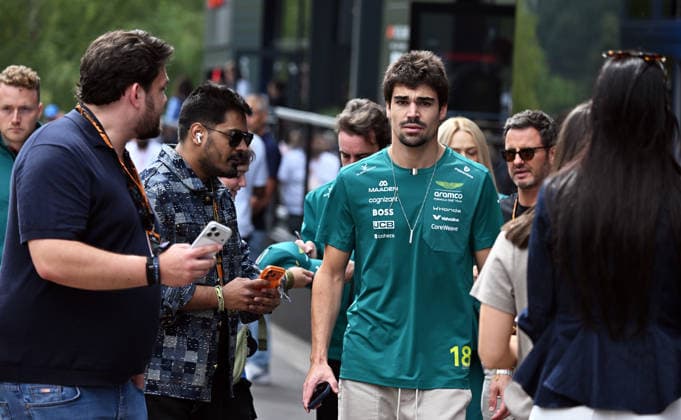 Formula 1 Belgium Grand Prix SPA, BELGIUM - JULY 18: Canadian driver Lance Stroll of Aston Martin participates in the practice session ahead of the Belgian Grand Prix, the 10th race of the 2026 Formula 1 season, held at the 7-kilometer Spa-Francorchamps Circuit in Stavelot, Liege province of Belgium on July 18, 2026. Dursun Aydemir Anadolu Spa Belgium. Editorial use only. Please get in touch for any other usage.  Copyright: x2026xAnadoluxDursunxAydemirx