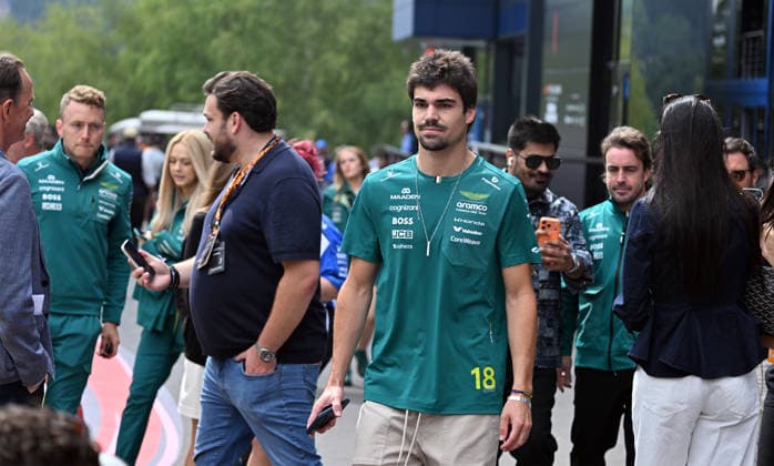 Formula 1 Belgium Grand Prix SPA, BELGIUM - JULY 18: Canadian driver Lance Stroll of Aston Martin participates in the practice session ahead of the Belgian Grand Prix, the 10th race of the 2026 Formula 1 season, held at the 7-kilometer Spa-Francorchamps Circuit in Stavelot, Liege province of Belgium on July 18, 2026. Dursun Aydemir Anadolu Spa Belgium. Editorial use only. Please get in touch for any other usage.  Copyright: x2026xAnadoluxDursunxAydemirx