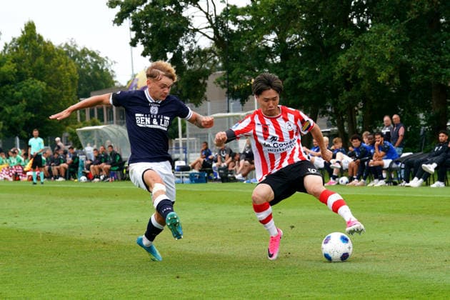 Friendly: Sparta Rotterdam v SV Meppen Delden - Shunsuke Mito of Sparta Rotterdam during a friendly in preparation of the 2026 2027 season. The match is set between Sparta Rotterdam and SV Meppen at Aparthotel Delden on 18 July 2026 in Delden, The Netherlands. (Hero Images Carlo Bruil) Copyright: xCarloxBruilx