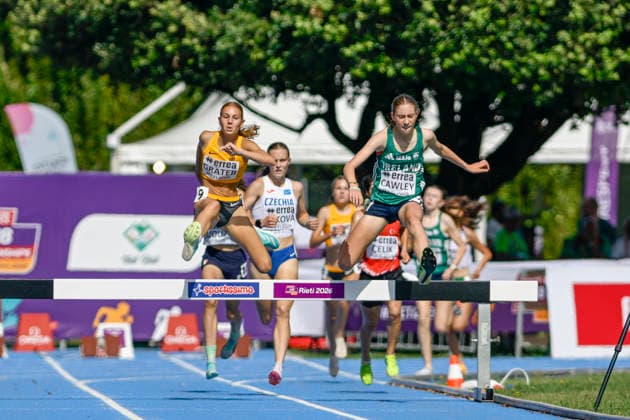 Franziska GRAETER (Germany, TSG Schwaebisch Hall, 2.000m Hindernis) ITA, European Atheltics U18 Championships, Athletics, 18.07.2026, ITA, European Atheltics U18 Championships, Athletics, 18.07.2026, *** Franziska GRAETER, Germany, TSG Schwäbisch Hall, 2,000m Steepchase, ITA, European Athletics U18 Championships, Athletics, July 18, 2026, ITA, European Athletics U18 Championships, Athletics, July 18, 2026, Copyright: xx