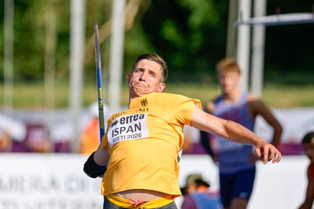 Oliver Zeno ISPAN (Germany, LG Stadtwerke Muenchen, Speerwurf) ITA, European Atheltics U18 Championships, Athletics, 18.07.2026, ITA, European Atheltics U18 Championships, Athletics, 18.07.2026, *** Oliver Zeno ISPAN Germany, LG Stadtwerke Munich, Javelin Throw ITA, European Athletics U18 Championships, Athletics, July 18, 2026, ITA, European Athletics U18 Championships, Athletics, July 18, 2026, Copyright: xx