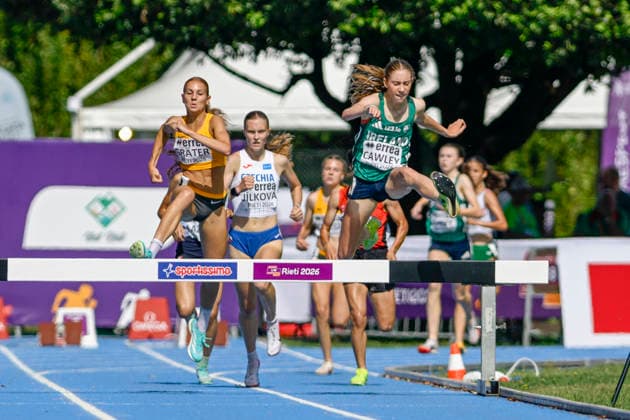 Franziska GRAETER (Germany, TSG Schwaebisch Hall, 2.000m Hindernis) ITA, European Atheltics U18 Championships, Athletics, 18.07.2026, ITA, European Atheltics U18 Championships, Athletics, 18.07.2026, *** Franziska GRAETER, Germany, TSG Schwäbisch Hall, 2,000m Steepchase, ITA, European Athletics U18 Championships, Athletics, July 18, 2026, ITA, European Athletics U18 Championships, Athletics, July 18, 2026, Copyright: xx