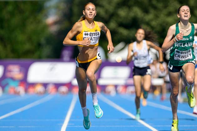 Franziska GRAETER (Germany, TSG Schwaebisch Hall, 2.000m Hindernis) ITA, European Atheltics U18 Championships, Athletics, 18.07.2026, ITA, European Atheltics U18 Championships, Athletics, 18.07.2026, *** Franziska GRAETER, Germany, TSG Schwäbisch Hall, 2,000m Steepchase, ITA, European Athletics U18 Championships, Athletics, July 18, 2026, ITA, European Athletics U18 Championships, Athletics, July 18, 2026, Copyright: xx