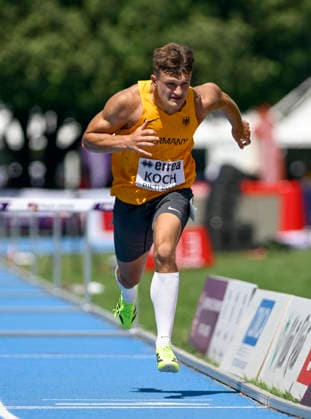 Luca KOCH (Germany, LAC Erdgas Chemnitz e.V., 110m Huerden) ITA, European Atheltics U18 Championships, Athletics, 18.07.2026, ITA, European Atheltics U18 Championships, Athletics, 18.07.2026, *** Luca KOCH, Germany, LAC Erdgas Chemnitz e.V., 110m Hurdles, ITA, European Athletics U18 Championships, Athletics, July 18, 2026, ITA, European Athletics U18 Championships, Athletics, July 18, 2026, Copyright: xx