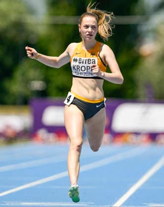Sanja KROPF (Germany, TSV Burghaslach, 200m) ITA, European Atheltics U18 Championships, Athletics, 18.07.2026, ITA, European Atheltics U18 Championships, Athletics, 18.07.2026, *** Sanja KROPF, Germany, TSV Burghaslach, 200m, ITA, European Athletics U18 Championships, Athletics, July 18, 2026, ITA, European Athletics U18 Championships, Athletics, July 18, 2026, Copyright: xx