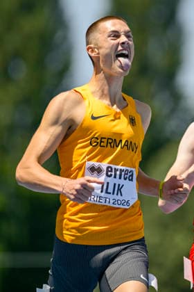 Timur ILIK (Germany, LAC Quelle Fuerth, 200m) ITA, European Atheltics U18 Championships, Athletics, 18.07.2026, ITA, European Atheltics U18 Championships, Athletics, 18.07.2026, *** Timur ILIK Germany, LAC Quelle Fürth, 200m ITA, European Athletics U18 Championships, Track and Field, July 18, 2026, ITA, European Athletics U18 Championships, Track and Field, July 18, 2026, Copyright: xx