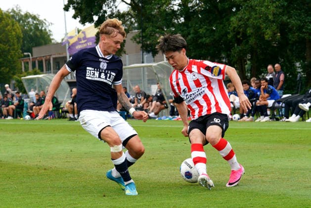 Friendly: Sparta Rotterdam v SV Meppen Delden - Shunsuke Mito of Sparta Rotterdam during a friendly in preparation of the 2026 2027 season. The match is set between Sparta Rotterdam and SV Meppen at Aparthotel Delden on 18 July 2026 in Delden, The Netherlands. (Hero Images Carlo Bruil) Copyright: xCarloxBruilx