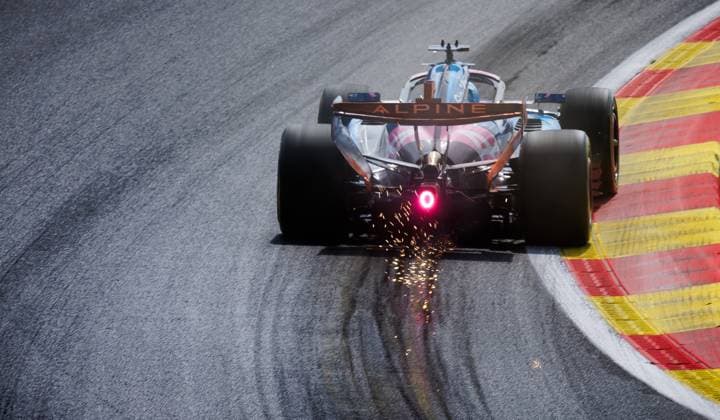 Alpine French rider Pierre Gasly pictured during a free practice ahead of the Grand Prix F1 of Belgium race, in Spa-Francorchamps, Saturday 18 July 2026. The Spa-Francorchamps Formula One Grand Prix takes place this weekend, from July 17th to July 19th. BENOITxDOPPAGNE  x181414099x