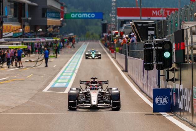 Nico Huelkenberg (Audi Revolut F1 Team, 27) mit seinem Auto an der Boxenausfahrt, Grosser Preis von Belgien, Motorsport, Formel 1, Saison 2026, 18.07.2026 Grosser Preis von Belgien, Motorsport, Formel 1, Saison 2026, 18.07.2026 Spa Franchorchamps *** Nico Hülkenberg of the Audi Revolut F1 Team, 27, with his car at the pit exit, Belgian Grand Prix, Motorsports, Formula 1, 2026 Season, July 18, 2026 Belgian Grand Prix, Motorsports, Formula 1, 2026 Season, July 18, 2026 Spa-Francorchamps Copyright: xEibner-Pressefoto AlexanderxNeisx EP_ANS