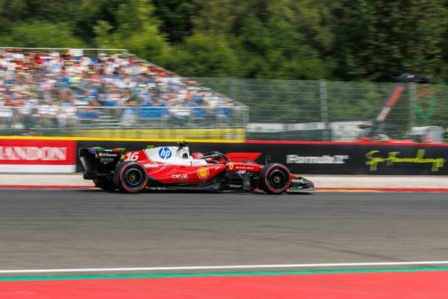 Charles Leclerc (Scuderia Ferrari HP, 16) mit seinem Auto auf der Strecke, Grosser Preis von Belgien, Motorsport, Formel 1, Saison 2026, 18.07.2026 Grosser Preis von Belgien, Motorsport, Formel 1, Saison 2026, 18.07.2026 Spa Franchorchamps *** Charles Leclerc, Scuderia Ferrari, on the track in his car, Belgian Grand Prix, motorsports, Formula 1, 2026 season, July 18, 2026, Belgian Grand Prix, motorsports, Formula 1, 2026 season, July 18, 2026, Spa-Francorchamps Copyright: xEibner-Pressefoto AlexanderxNeisx EP_ANS