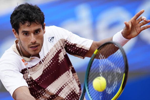 BASTAD, SWEDEN 20260718 Adolfo Daniel Vallejo during the men s semifinal at the Nordea Open tennis match in Bastad. BASTAD SWEDEN x9200x *** BASTAD, SWEDEN July 18, 2026 Adolfo Daniel Vallejo during the men s semifinal at the Nordea Open tennis tournament in Bastad BASTAD SWEDEN x9200x  Copyright: xBjörnxLarssonxRosvall TTx NORDEA OPEN TENNIS IN BASTAD