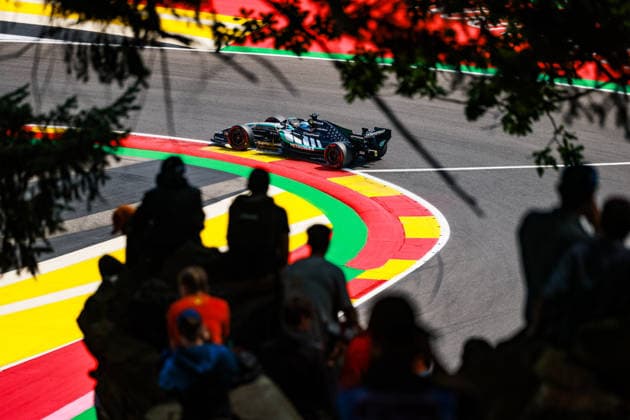 F1 - BELGIAN GRAND PRIX 2026 63 RUSSELL George (gbr), Mercedes AMG F1 Team W17, action during the Formula 1 Belgian Grand Prix 2026, 10th round of the 2026 Formula One World Championship, WM, Weltmeisterschaft from July 17 to 19, 2026 on the Circuit de Spa-Francorchamps, in Stavelot, Belgium - StavelotBelgium  Copyright: xFLORENTxGOODENx