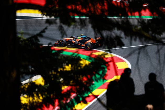 F1 - BELGIAN GRAND PRIX 2026 01 NORRIS Lando (gbr), McLaren F1 Team MCL40, action during the Formula 1 Belgian Grand Prix 2026, 10th round of the 2026 Formula One World Championship, WM, Weltmeisterschaft from July 17 to 19, 2026 on the Circuit de Spa-Francorchamps, in Stavelot, Belgium - StavelotBelgium  Copyright: xFLORENTxGOODENx
