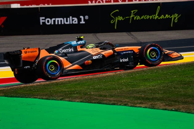 F1 - BELGIAN GRAND PRIX 2026 01 NORRIS Lando (gbr), McLaren F1 Team MCL40, action during the Formula 1 Belgian Grand Prix 2026, 10th round of the 2026 Formula One World Championship, WM, Weltmeisterschaft from July 17 to 19, 2026 on the Circuit de Spa-Francorchamps, in Stavelot, Belgium - StavelotBelgium  Copyright: xFLORENTxGOODENx