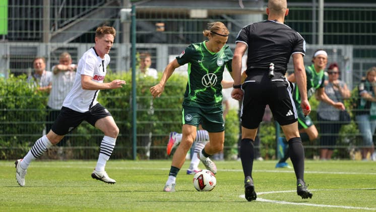 VfL vs Verl, Testspiel Wolfsburg, 18.07.2026, Fußball, Herren, Saison 2026 2027, 2. BL, VfL Wolfsburg vs SC Verl, Testspiel, Lovro Majer (VfL Wolfsburg) Niedersachsen Deutschland *** VfL vs. Verl, Friendly Match, Wolfsburg, July 18, 2026, Soccer, Men s, 2026–2027 Season, 2. Bundesliga, VfL Wolfsburg vs. SC Verl, Friendly Match, Lovro Majer, VfL Wolfsburg, Lower Saxony, Germany