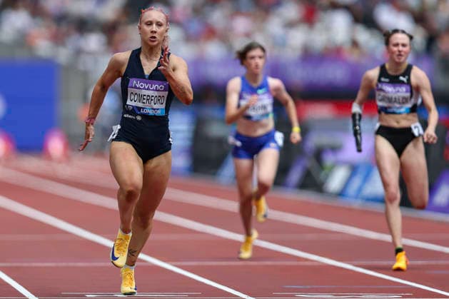 2026 Wanda Diamond League - Novuna London Athletics Meet Orla Comerford of Ireland pushes to the line to win the Women s 100m Para event at the Wanda Diamond League meeting at the London Stadium, Stratford. United Kingdom  Copyright: xMIxNewsx originalFilename:fletcher-wandadua260718_npTz1.jpg