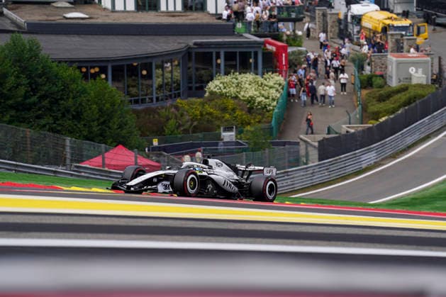 FORMULA ONE BELGIAN GRAND PRIX 2026 Sergio Perez 11 (MEX) Cadillac F1 Team in practice during the Formula 1 Moet & Chandon Belgian Grand Prix 2026, 10th round of the 2026 Formula 1 World Championship, WM, Weltmeisterschaft from 17th - 19th July 2026 at Circuit de Spa-Francorchamps, Stavelot, Belgium. Credit: Robbie Hoad Every Second Media Editorial use only. All images are copyright Every Second Media Limited. No images may be reproduced without prior permission. Copyright: xIMAGO EveryxSecondxMediax ESM-2070-0283 RobbiexHoadx xEveryxSecondxMediax