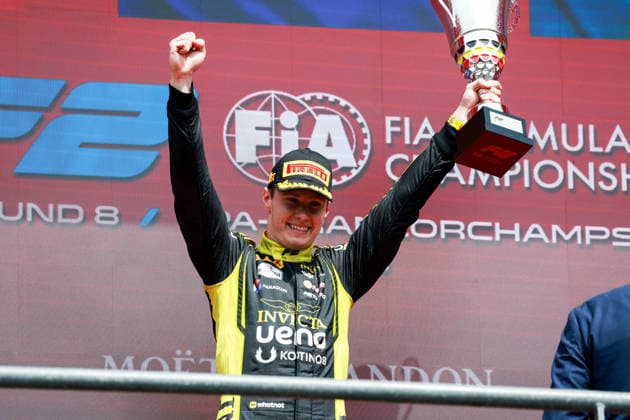 AUTO - FORMULA 2 2026 - SPA DURKSEN Joshua (par), Invicta Racing, Dallara F2 2024, portrait podium during the 8th round of the 2026 FIA Formula 2 Championship from July 17 to 19, 2026 on the Circuit de Spa-Francorchamps, in Stavelot, Belgium - StavelotBelgium  Copyright: xFLORENTxGOODENx