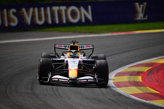 F1 Grand Prix of Belgium - Qualifying Arvid Linbland of Racing Bulls drives during qualifying for the Belgian Grand Prix at the Spa-Francorchamps Circuit in Stavelot, Belgium. Stavelot Wallonia Belgium  Copyright: xAndreaxDiodatox originalFilename:diodato-belgiang260718_npKqv.jpg