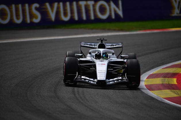 F1 Grand Prix of Belgium - Qualifying Sergio Perez of the Cadillac F1 Team drives during qualifying for the Belgian Grand Prix at the Spa-Francorchamps Circuit in Stavelot, Belgium. Stavelot Wallonia Belgium  Copyright: xAndreaxDiodatox originalFilename:diodato-belgiang260718_npNPh.jpg