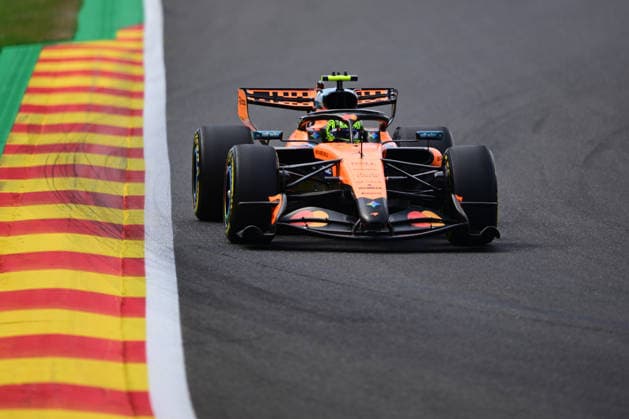 F1 Grand Prix of Belgium - Qualifying Lando Norris of the McLaren F1 Team drives during qualifying for the Belgian Grand Prix at the Spa-Francorchamps Circuit in Stavelot, Belgium. Stavelot Wallonia Belgium  Copyright: xAndreaxDiodatox originalFilename:diodato-belgiang260718_npsSg.jpg