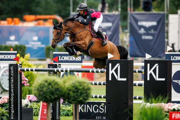 RIESENBECK - Longines Global Champions Tour of Riesenbeck 2026, RIESENBECK - Longines Global Champions Tour of Riesenbeck 2026 ECKERMANN Katrin (GER), Iron Dames Dialou Blue PS KINGSLAND TROPHY GCL - First Team Competition CSI5* - Int. jumping competition against the clock (1.60 m) Riesenbeck, Riesenbeck International 18. July 2026 - *** RIESENBECK Longines Global Champions Tour of Riesenbeck 2026, RIESENBECK Longines Global Champions Tour of Riesenbeck 2026 ECKERMANN Katrin GER, Iron Dames Dialou Blue PS KINGSLAND TROPHY GCL First Team Competition CSI5* International jumping competition against the clock, 160 m, Riesenbeck, Riesenbeck International, July 18, 2026