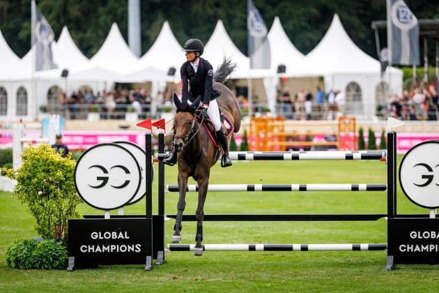 RIESENBECK - Longines Global Champions Tour of Riesenbeck 2026, RIESENBECK - Longines Global Champions Tour of Riesenbeck 2026 HINNERS Sophie (GER), Iron Dames Combella KINGSLAND TROPHY GCL - First Team Competition CSI5* - Int. jumping competition against the clock (1.60 m) Riesenbeck, Riesenbeck International 18. July 2026 - *** RIESENBECK Longines Global Champions Tour of Riesenbeck 2026, RIESENBECK Longines Global Champions Tour of Riesenbeck 2026 HINNERS Sophie GER, Iron Dames Combella KINGSLAND TROPHY GCL First Team Competition CSI5* International Jumping Competition Against the Clock, 160 m, Riesenbeck, Riesenbeck International, July 18, 2026