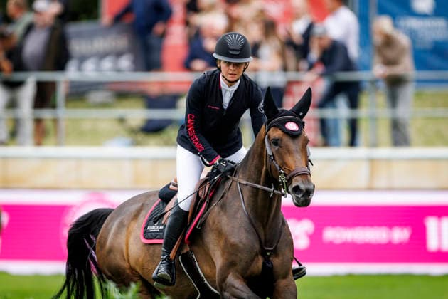 RIESENBECK - Longines Global Champions Tour of Riesenbeck 2026, RIESENBECK - Longines Global Champions Tour of Riesenbeck 2026 HINNERS Sophie (GER), Iron Dames Combella KINGSLAND TROPHY GCL - First Team Competition CSI5* - Int. jumping competition against the clock (1.60 m) Riesenbeck, Riesenbeck International 18. July 2026 - *** RIESENBECK Longines Global Champions Tour of Riesenbeck 2026, RIESENBECK Longines Global Champions Tour of Riesenbeck 2026 HINNERS Sophie GER, Iron Dames Combella KINGSLAND TROPHY GCL First Team Competition CSI5* International Jumping Competition Against the Clock, 160 m, Riesenbeck, Riesenbeck International, July 18, 2026