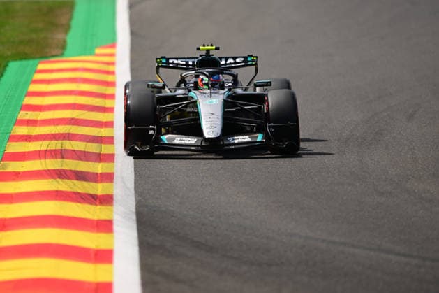 F1 Grand Prix of Belgium - Qualifying Andrea Kimi Antonelli of the Mercedes-AMG Petronas F1 Team drives during qualifying for the Belgian Grand Prix at the Spa-Francorchamps Circuit in Stavelot, Belgium. Stavelot Wallonia Belgium  Copyright: xAndreaxDiodatox originalFilename:diodato-belgiang260718_npq20.jpg