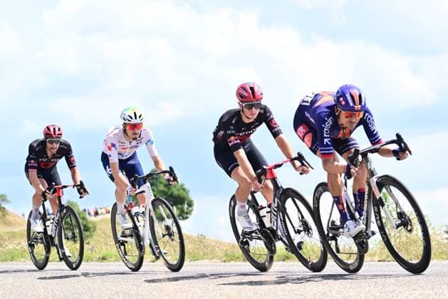 Tour de France 2026 Stage 14 LE MARKSTEIN, FRANCE - JULY 18 : Rider of Tudor Pro Cycling Team in action during stage 14 of the 113rd edition of Tour de France an UCI World Tour 2.UWT cycling road race stage for Men Elite of 155 km with start in Mulhouse and finish in Le Markstein on July 18, 2026 in Le Markstein, France, 18 07 2026 ( Motordriver Kurt Vandenborre - Le Markstein France  Copyright: xPeterxDexVoechtx