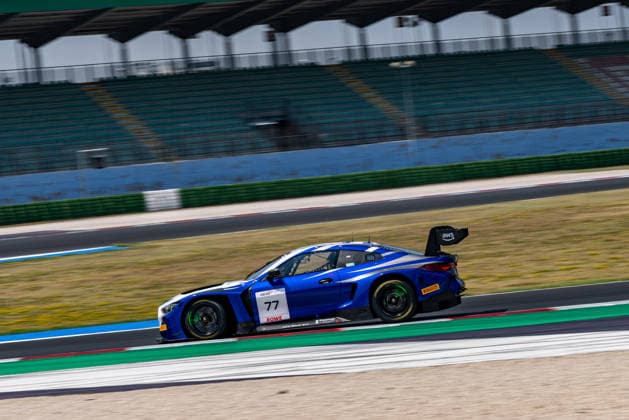 IPA86779773 - Jop RAPPANGE and David PITTARD driving the ( 77) BMW M4 GT3 EVO for KPX Motorsport during Round 5 of the GT World Challenge at Misano, Italy, on July 18, 2026  Copyright: xLucaxRossini IPAxSportx xx 86779773