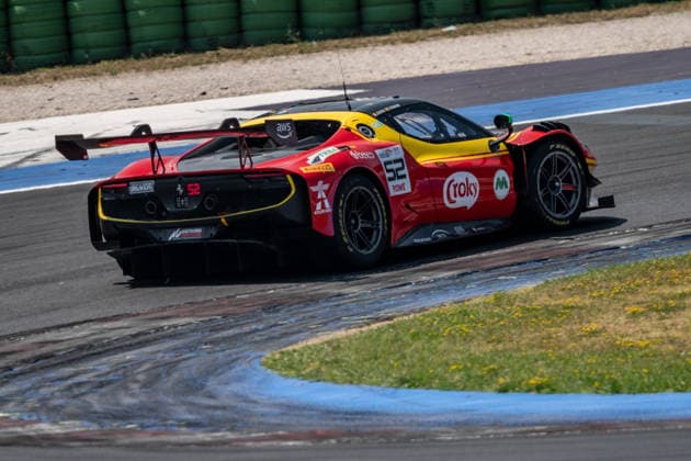 IPA86779776 - Jeff MACHIELS and Gilles STADSBADER driving the ( 52) Ferrari 296 GT3 EVO for Team AF Corse during Round 5 of the GT World Challenge at Misano, Italy, on July 18, 2026  Copyright: xLucaxRossini IPAxSportx xx 86779776