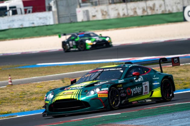 IPA86779781 - Marcelo TOMASONI and Felice JELMINI driving the ( 11) Aston Martin Vantage AMR GT3 EVO for Comtoyou Racing during Round 5 of the GT World Challenge at Misano, Italy, on July 18, 2026  Copyright: xLucaxRossini IPAxSportx xx 86779781