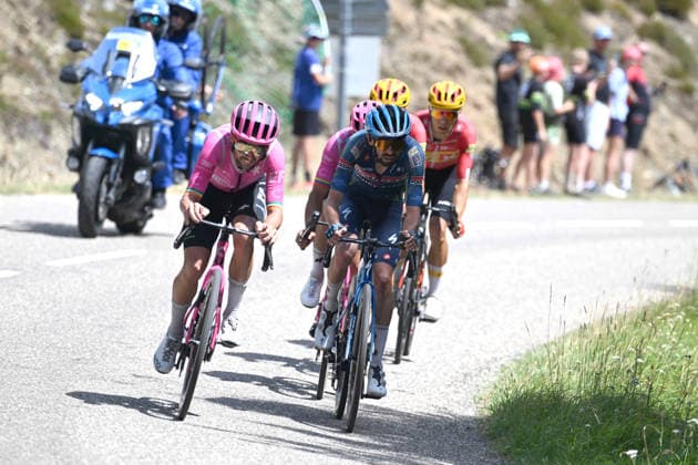 18-07-2026 Tour De France; Tappa 14 Mulhouse - Le Markstein; 2026, Ef Education - Easypost; 2026, Soudal - Quick Step; Healy, Ben; Paret Peintre, Valentin; Le Markstein; 