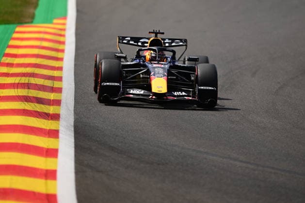 F1 Grand Prix of Belgium - Qualifying Max Verstappen of Red Bull Racing drives during qualifying for the Belgian Grand Prix at the Spa-Francorchamps Circuit in Stavelot, Belgium. Stavelot Wallonia Belgium  Copyright: xAndreaxDiodatox originalFilename:diodato-belgiang260718_np6t8.jpg