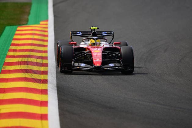F1 Grand Prix of Belgium - Qualifying Lewis Hamilton of Scuderia Ferrari drives during qualifying for the Belgian Grand Prix at the Spa-Francorchamps Circuit in Stavelot, Belgium. Stavelot Wallonia Belgium  Copyright: xAndreaxDiodatox originalFilename:diodato-belgiang260718_npfGQ.jpg