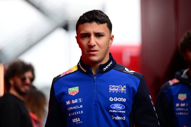 F1 Grand Prix of Belgium - Qualifying Isack Hadjar of Red Bull Racing drives during qualifying for the Belgian Grand Prix at the Spa-Francorchamps Circuit in Stavelot, Belgium. Stavelot Wallonia Belgium  Copyright: xAndreaxDiodatox originalFilename:diodato-belgiang260718_npVXE.jpg