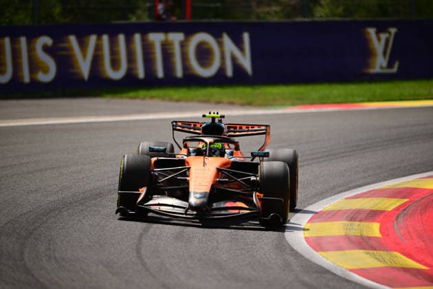 F1 Grand Prix of Belgium - Qualifying Lando Norris of the McLaren F1 Team drives during qualifying for the Belgian Grand Prix at the Spa-Francorchamps Circuit in Stavelot, Belgium. Stavelot Wallonia Belgium  Copyright: xAndreaxDiodatox originalFilename:diodato-belgiang260718_npxnl.jpg