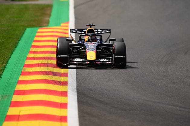 F1 Grand Prix of Belgium - Qualifying Max Verstappen of Red Bull Racing drives during qualifying for the Belgian Grand Prix at the Spa-Francorchamps Circuit in Stavelot, Belgium. Stavelot Wallonia Belgium  Copyright: xAndreaxDiodatox originalFilename:diodato-belgiang260718_npjs2.jpg