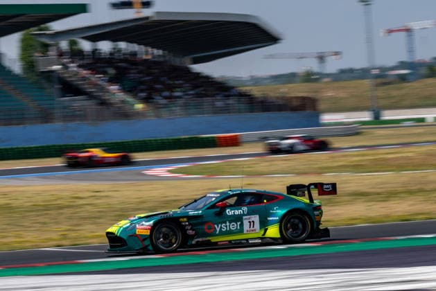 IPA86779768 - Marcelo TOMASONI and Felice JELMINI driving the ( 11) Aston Martin Vantage AMR GT3 EVO for Comtoyou Racing during Round 5 of the GT World Challenge at Misano, Italy, on July 18, 2026  Copyright: xLucaxRossini IPAxSportx xx 86779768